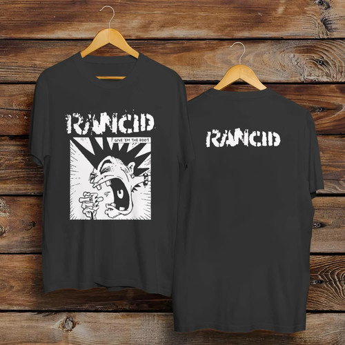 90s Vintage Rancid give em the boot band tshirt