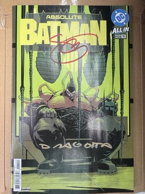 Absolute Batman #11 Origin of Bane 1st Print 2x Signed by Snyder Dragotta W/CoA
