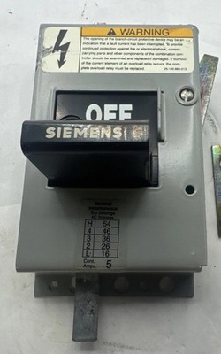 Siemens 25-135-017-521 Model 95 MCC Handle Mechanism E ED HED HHED