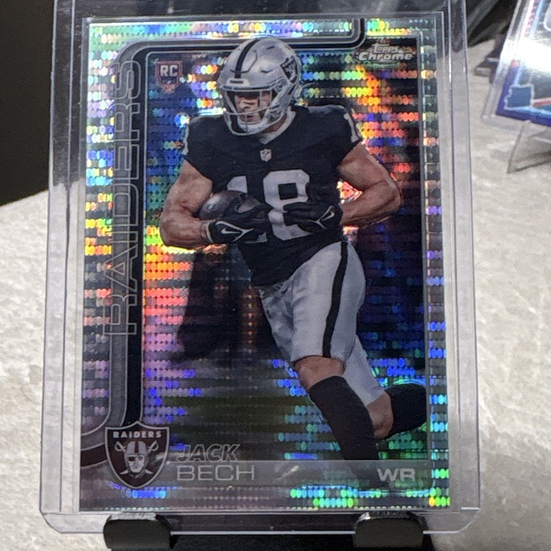 Topps 2025 Topps Chrome Jack Bech Las Vegas Raiders Rookie #388