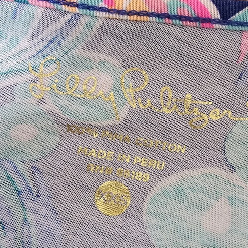 Lilly Pulitzer Marlowe Kleid Going Coastal True Blue Fisch U-Boot-Ausschnitt Damen Gr. Xxs - Bild 4 von 8