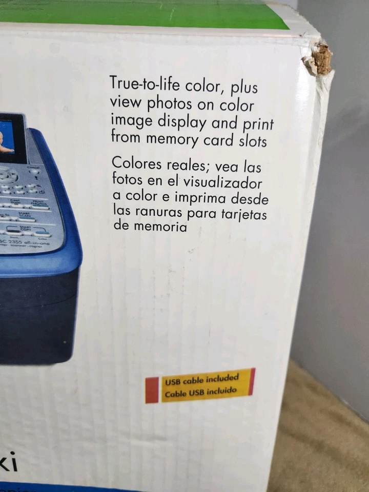 NEW HP PSC 2355xi All-In-One Inkjet Multicolor Printer Scanner Copier Genuine - Image 4 of 4