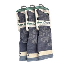 Sockwell Ultra Light Cushion Compression Socks Women's S-M SZ 4-7.5 Full Floral