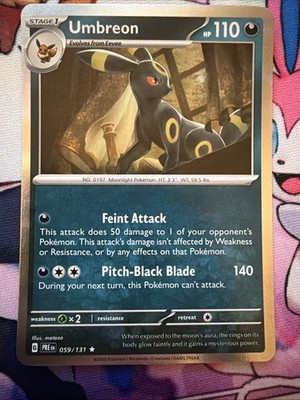 Umbreon 059/131 Sv: Prismatic Evolutions Holo