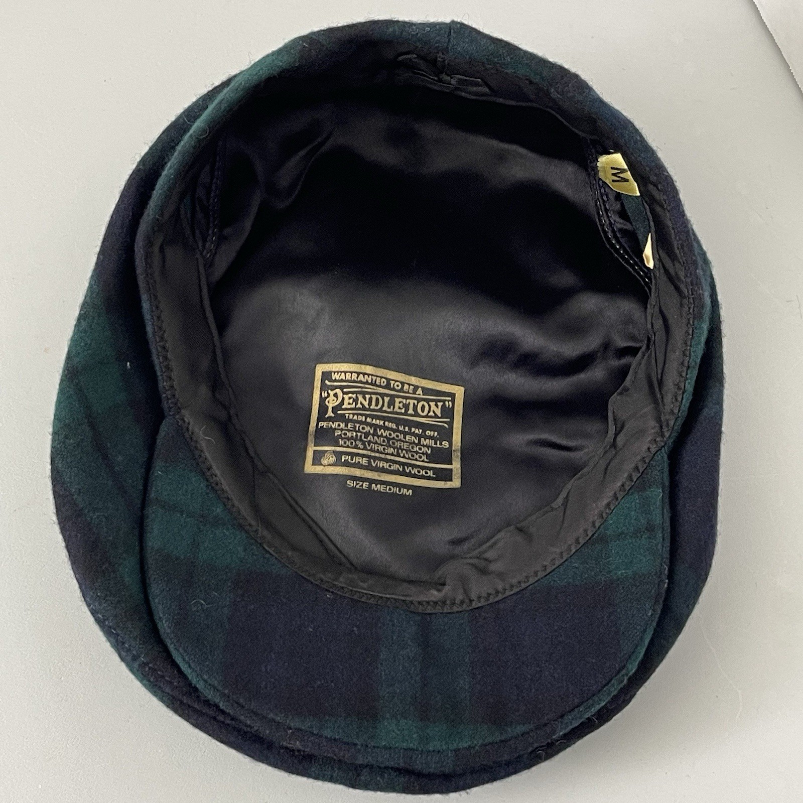 PENDLETON Medium Cap Hat Green Red Bl Tartan Plai… - image 9