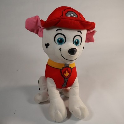 Nickelodeon Paw Patrol Marshall Dalmatian Fire Dog Plush Stuffed Animal Toy