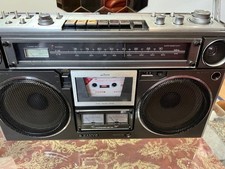 Sanyo MR-9600 Big Ben Boombox Serviced Radio Cassette Recorder Tested Working