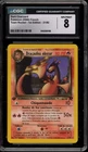 Pokemon Dark Charizard Team Rocket 1st Edition FRENCH NON Holo Rare #21 CGC 8