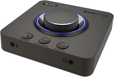 Creative Sound Blaster X4 HiRes External USB DAC Headphone Amp Audio Card SB1815