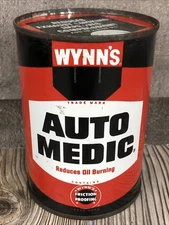 Vintage Wynn's Auto Medic Oil Can Tin 15 Fluid Oz New