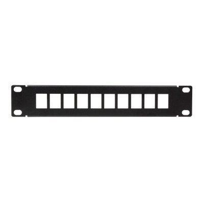 LogiLink 10'' Patchpanel für 10 Keystone Module leer schwarz