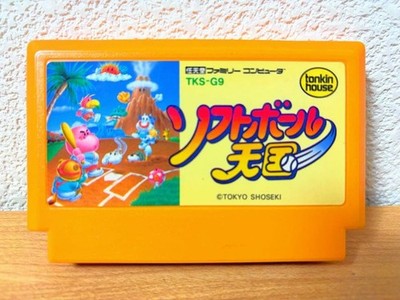 NES SOFTBALL TENGOKU FC Famicom Nintendo Tokyo Shoei Japan