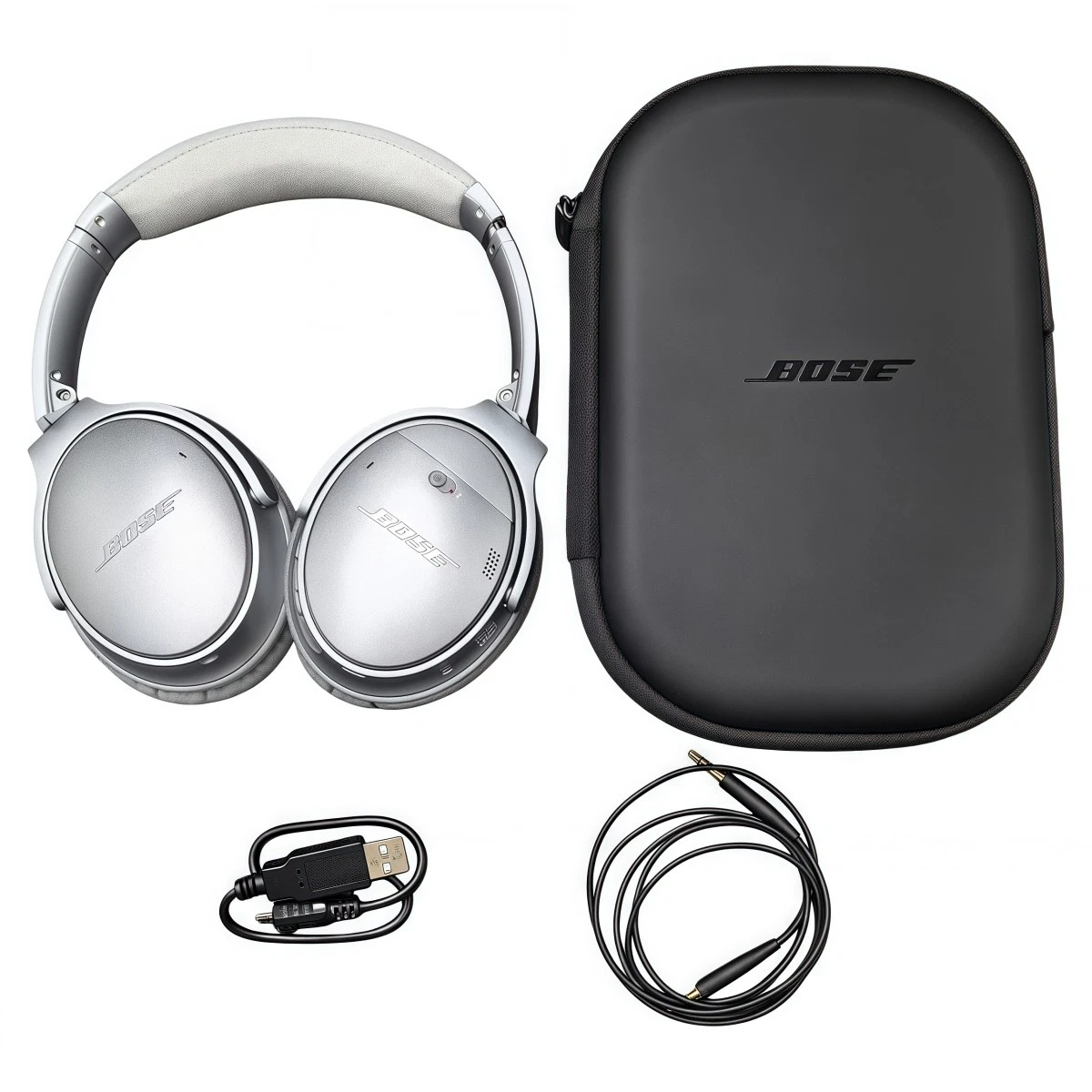 Silver Bose QuietComfort 35 Headphones for sale | eBay