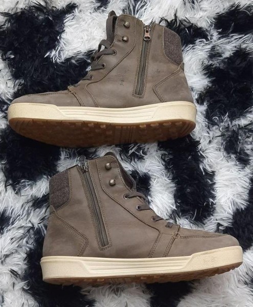 Men Lowa Boots Khaki Leather 43