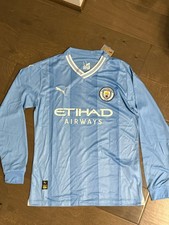 Puma Manchester City Men's Home Jersey Long Sleeve 2023/24 Size M