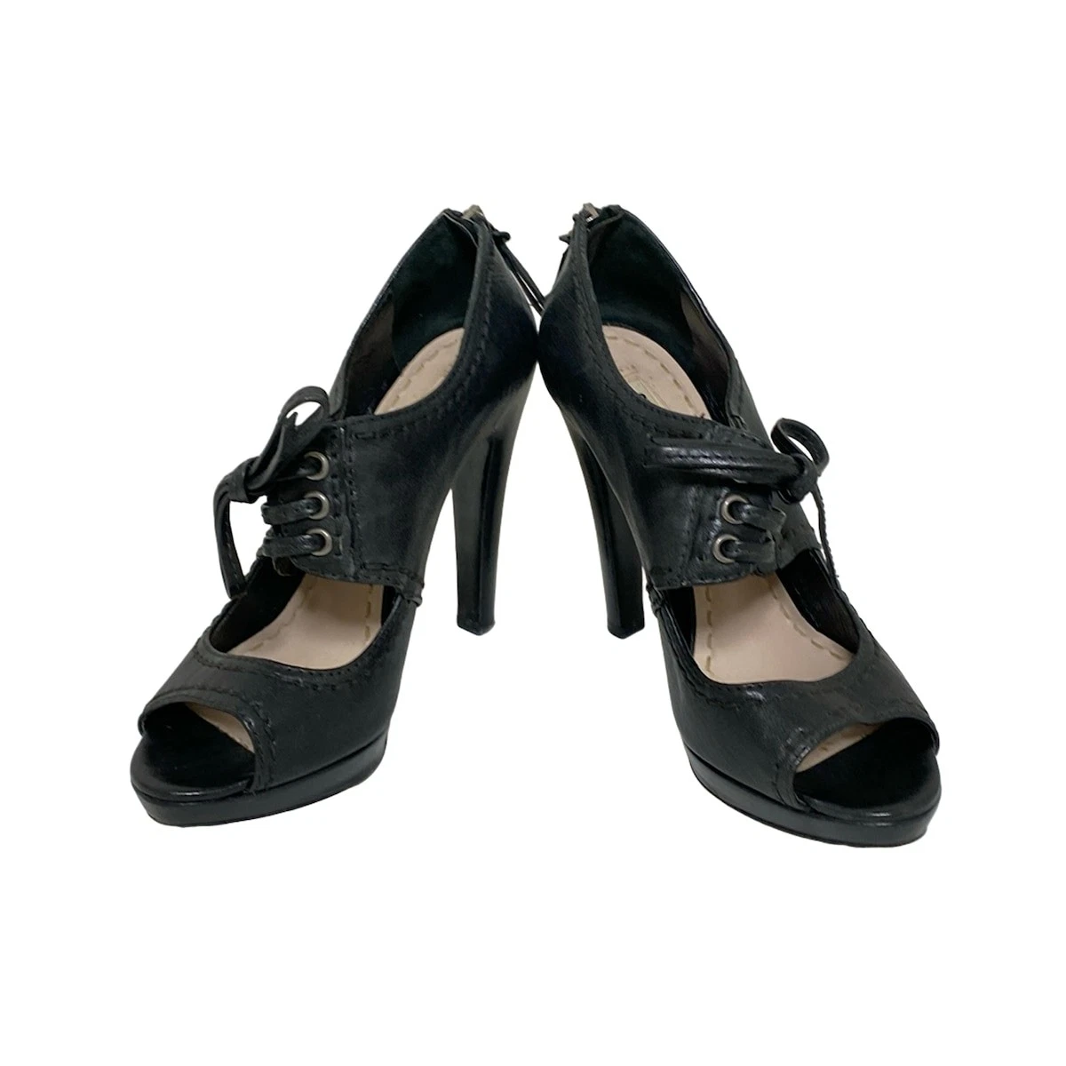 MIU MIU Auth miumiu Stivali da donna in pelle nera