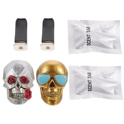 2 Stück Ghost Head Aromatherapie Clips Auto Innenraum Air Vent Outlet Dekoration
