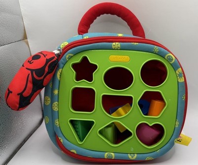 Melissa & Doug K's Kids Take-Along Shape Sorter With 2-Sided Activity READ!