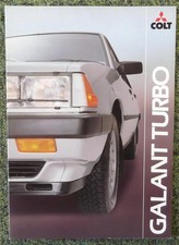 MITSUBISHI GALANT TURBO Car Sales Brochure 1982 #0482