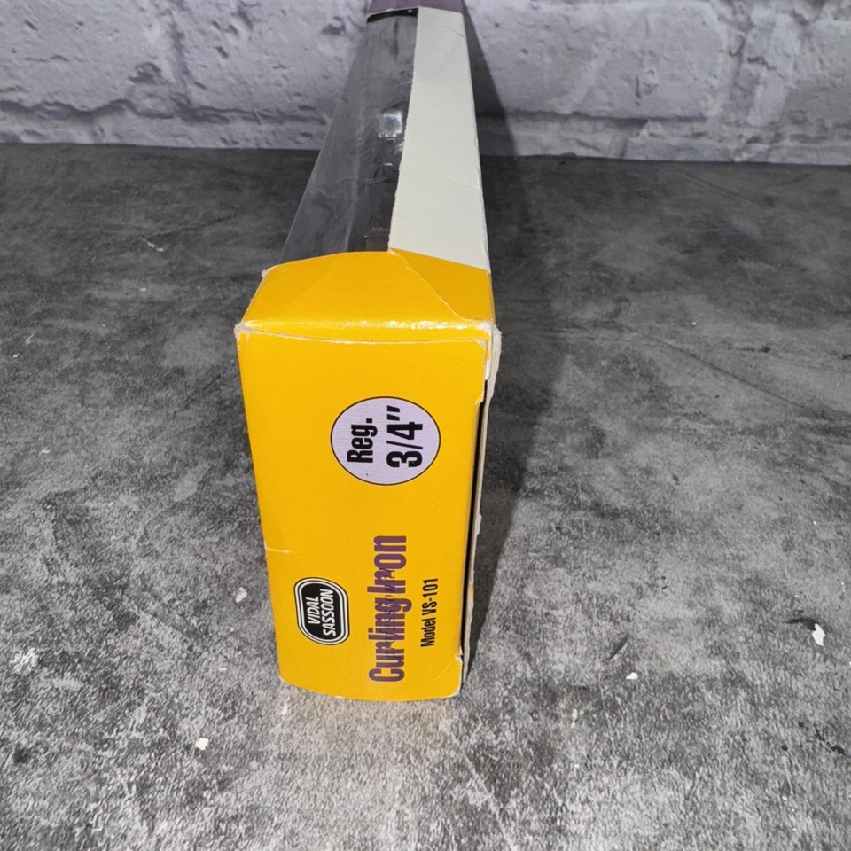 Vidal Sassoon 3/4" Regular Professional Curling Iron VS-101 NOS New Never Opened - Image 2 of 4