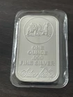 1 Ounce .999 Fine Silver Silvertowne Prospector Bar Sealed.