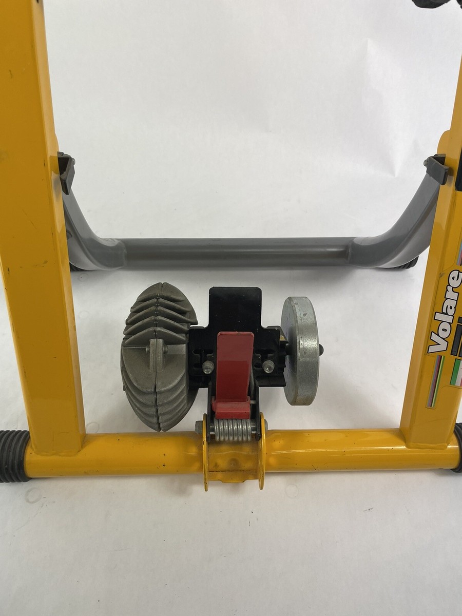 Home Trainer Volare Elite Fabriqué En Italie, Jaune, Pour Vélo De Route Adulte – D’occasion