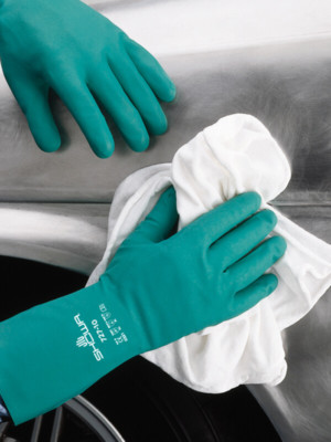 SHOWA 727 Chemical Resistant Unlined Nitrile Glove 727-8 Size 8 12