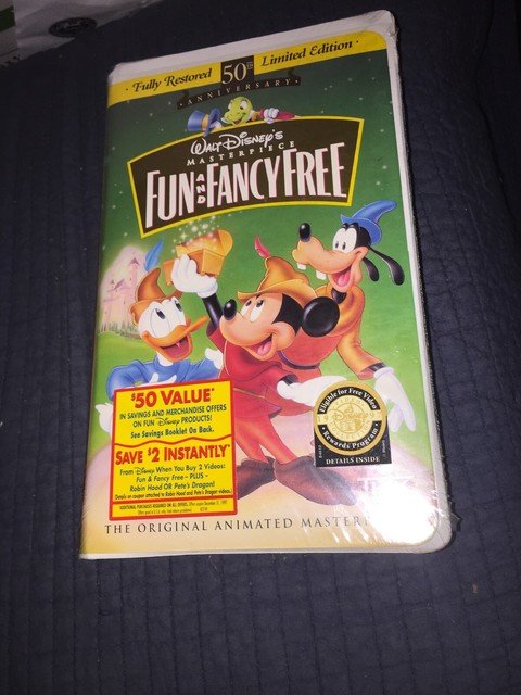 Fun And Fancy Free Vhs 1997 For Sale Online Ebay