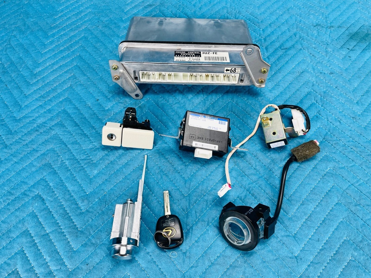 2002 Lexus SC430 ECM ECU Immobilizer, Amplifier, Ignition Cylinder
