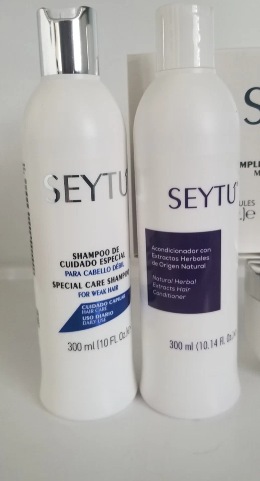 champú,acondicionador cuidado vitaminas,mascarilla kit 4 Pz Seytu Vegano Foto 2 de 4
