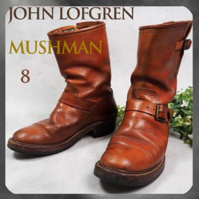 靴 JOHN LOFGREN MUSHMANS Engineer Boots 8 JOHN LOFGREN MUSHMANS Engineer Boots US8(26cm) Size Men's Fashion