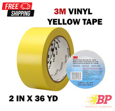 3M General Purpose Vinyl Tape 764 Yellow 2 IN...