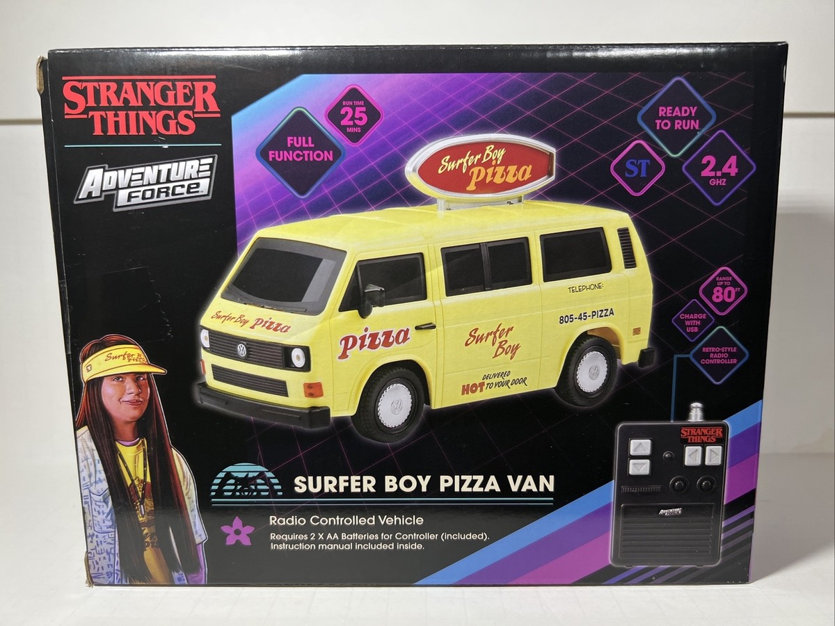 2023 Adventure Force Stranger Things Surfer Boy 🍕 Pizza Van