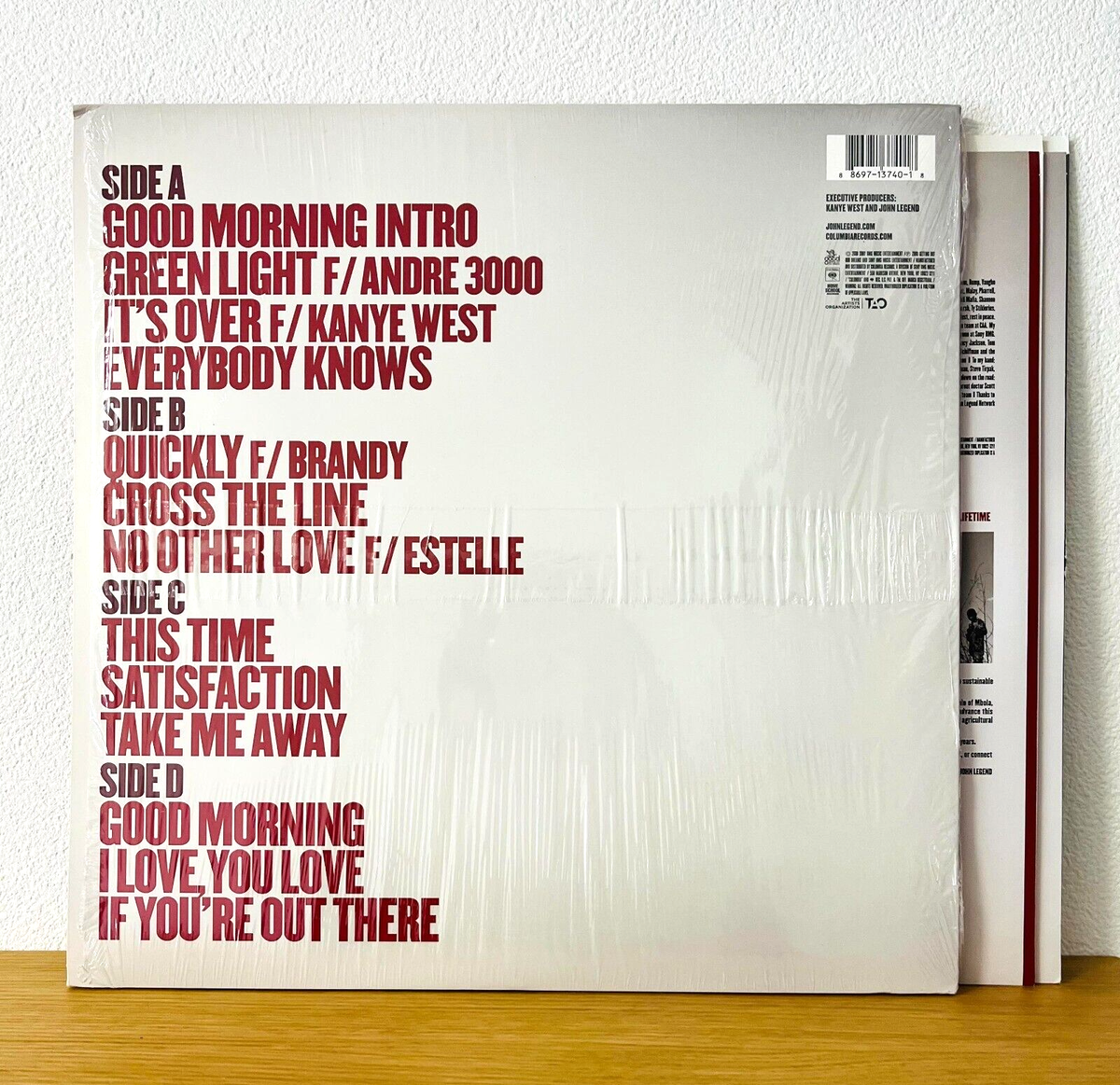 John Legend Evolve レコード John Legend / EVOLVER 2008 US Original 2LP Kanye West Will.I