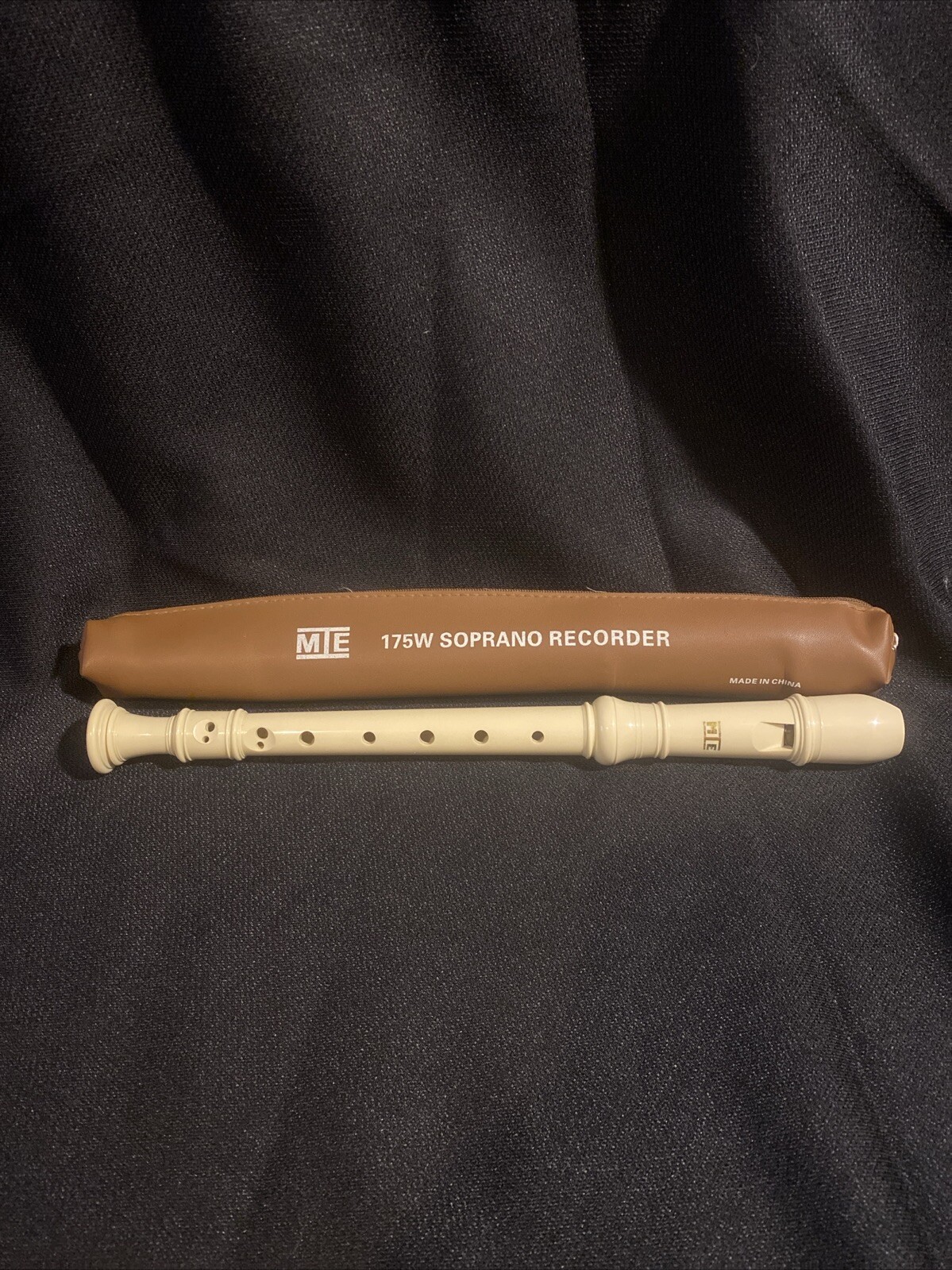 Vintage MTE 175W Soprano Recorder With Case
