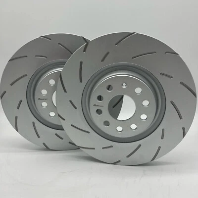 A&E MOTORSPORT Front & Rear Grooved Brake Discs (Pair) for Ford Fiesta MK8 1.5 ST - 278/253mm
