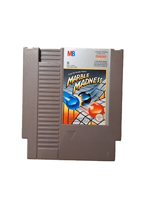 Marble Madness MB Spiele Für Nintendo Nes Nur Modul Top Zustand