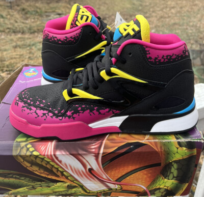 NERF REEBOK CLASSIC PUMP OMNI ZONE 2 II Black Pink Blue Yellow