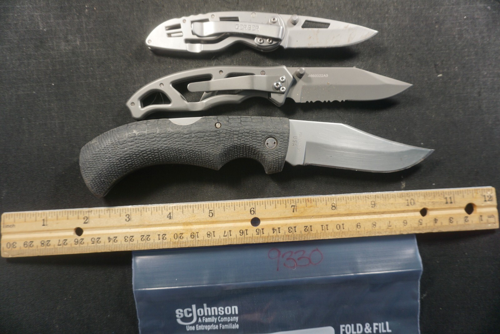 9330 Three Gerber pocket knives eBay