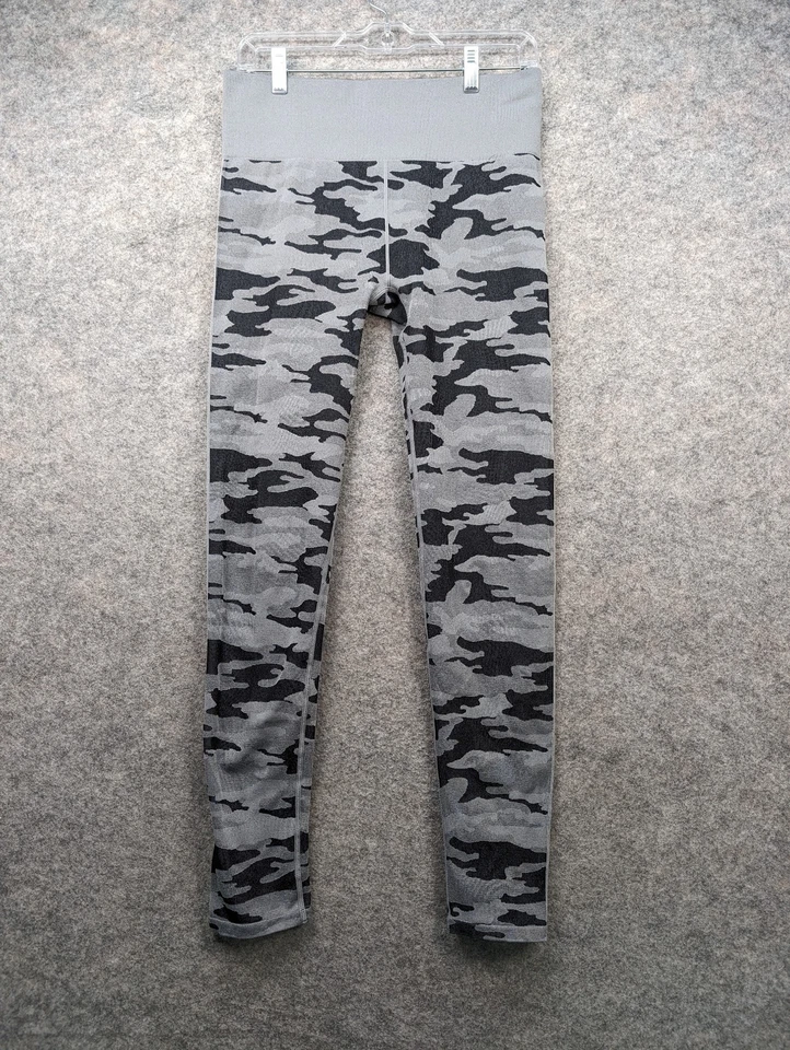 Ryka Leggings Womens Large Gray Camo Stretch High Rise Athletic Running Yoga - Image 2 of 4