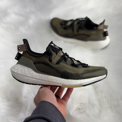 Adidas Ultraboost 21 x Parley Running Shoes Green G55649 NEW