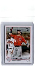 2022 Topps Update Vintage Stock Yadiel Hernandez 55/99 Washington Nationals