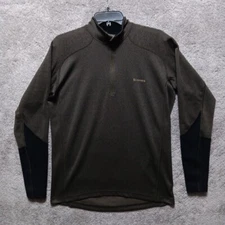 Simms 1/4 Zip Performance Fleece Men's Medium Pullover Outdoors Fishing Gorpcore