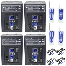 4Packs 750W Cold Spark Machine Stage Effect Machine DJ Event Wedding