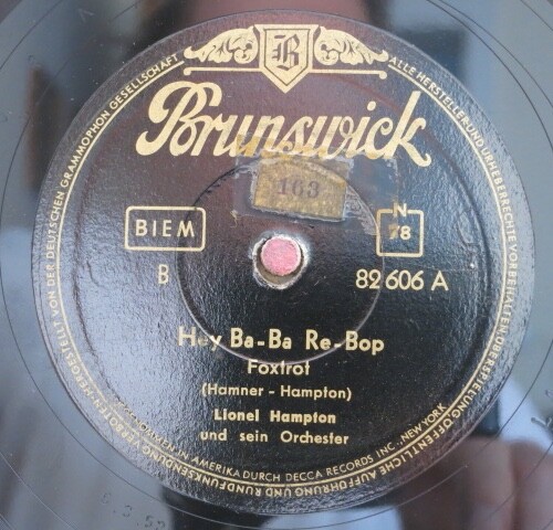 Lionel Hampton Und Sein Orchester 78 RPM / Hey Ba-Ba Re-Bop (113-0524-HS) - Bild 2 von 2