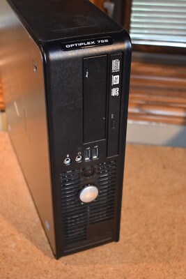 Dell Optiplex 755 Desktop Core 2 Duo E8200 4GB 500GB HDD Windows XP Pro 32-bit