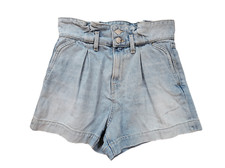 Veronica Beard 25 Nori Extra High Rise Paperbag Waist Short MSRP 268 Missing Tie