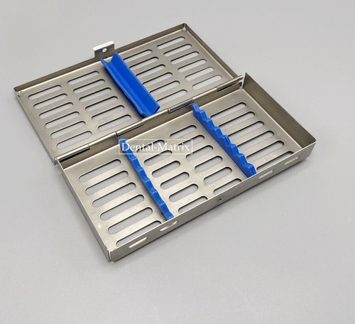 Caja de estante de instrumentos quirúrgicos casete de esterilización autoclave dental alemana - Imagen 10 de 19