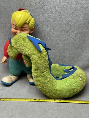 Rare 1950's Mattel Beany and Cecil Sea Serpent Pull String Rare 1950's Mattel Beany and Cecil Sea Serpent Pull String