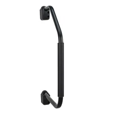 RV Grab Handle, Folding Aluminum Lend-A-Hand Entry Door Assist (Black)